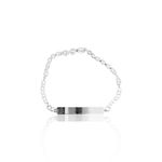 PULSEIRA PLACA PERSONALIZADA PRATA 925