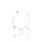 PULSEIRA INFANTIL 3 LUA PRATA 925