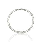 PULSEIRA MASCULINA FLAT 3X1 PRATA 925