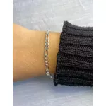 PULSEIRA MASCULINA FLAT 3X1 PRATA 925