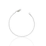 PULSEIRA MASCULINA CARTIER FINA PRATA 925