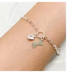 PULSEIRA OSSO ZIRCONIA CRISTAL PRATA 925
