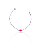 PULSEIRA 4 ZIRCONIA CRISTA 1 ZIRCONIA VERDE CLARO VERDE PRATA 925