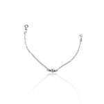 PULSEIRA PONTO DE LUZ REDONDO PRATA 925