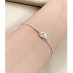 PULSEIRA PONTO DE LUZ REDONDO PRATA 925