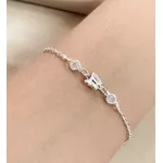 PULSEIRA BORBOLETA 2 ZIRCONIA PRATA 925
