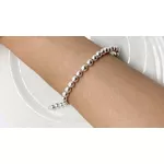 PULSEIRA BOLA INTEIRA 6MM PRATA 925