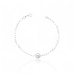 PULSEIRA 1 BOLA 10MM PRATA 925