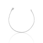PULSEIRA RABO DE RATO FINA PRATA 925