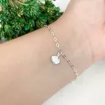 PULSEIRA INFANTIL 4 CONCHA PRATA 925