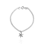 PULSEIRA INFANTIL ESTRELA DO MAR PRATA 925