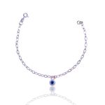 PULSEIRA 1 OLHO GREGO PRATA 925