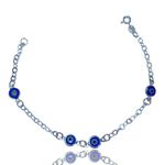 PULSEIRA 4 OLHO GREGO PRATA 925