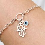 PULSEIRA MAO DE FATIMA PATUA PRATA 925