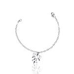 PULSEIRA MENINA VAZADA PRATA 925