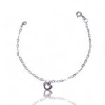 PULSEIRA CORAÇÃO VAZADO PRATA 925