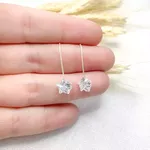 BRINCO ESTRELA ZIRCONIA CORRENTE VENEZIANA
