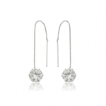 BRINCO REDONDO ZIRCONIA 8MM CORRENTE VENEZIANA