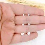 TRIO ZIRCONIA REDONDO CRISTAL