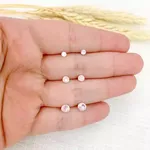 TRIO ZIRCONIA REDONDO INGLES ROSA