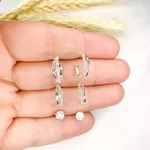 TRIO MEIA ARGOLA 2 AROS / PONTO DE LUZ REDONDO