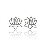 BRINCO FLOR DE LOTUS VAZADA LISA