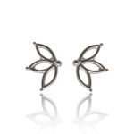 BRINCO MEIA FLOR LISA