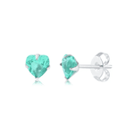 BRINCO ZIRCONIA CORACAO AZUL CLARO 6MM