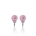 BRINCO INFANTL LOLLIPOP ROSA COM ZIRCONIA
