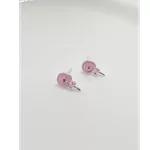 BRINCO INFANTL LOLLIPOP ROSA COM ZIRCONIA