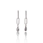 BRINCO PENDURADO GOTA ZIRCONIA