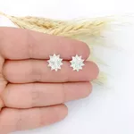 BRINCO TRABALHADO CRUZ ZIRCONIA