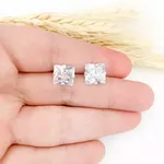 BRINCO ZIRCONIA QUADRADO 10MM