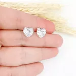 BRINCO ZIRCONIA CORACAO 10MM