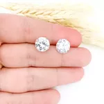 BRINCO ZIRCONIA REDONDO 10MM