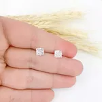BRINCO ZIRCONIA QUADRADO 5MM