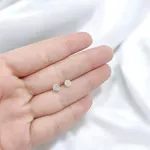 BRINCO ZIRCONIA INGLESA REDONDO 4MM