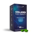 Collagen FLEX + BEAUTY Puravida - Suplemento alimentar com Ácido hialurônico, MSM Optimal, Coenzima Q10 e Colágeno tipo II não desnaturado