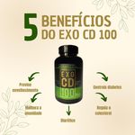 Suplemento alimentar EXO CD 100 - 100% Natural - Aumenta a imunidade - 90 cápsulas 