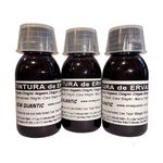 Kit com 3 Tinturas desparasitantes 6 ervas New Quantic – Curativo hepático/ Hipotensor/ Antioxidante/ Diurético