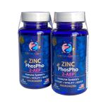 2 Frascos de Zinc Phospho 2- Aep OroNewLife - Suplemento Alimentar de minerais e vitaminas