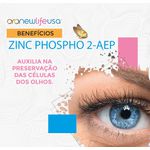 2 Frascos de Zinc Phospho 2- Aep OroNewLife - Suplemento Alimentar de minerais e vitaminas