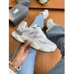  New Balance 9060 Branco cinza- COURO