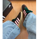 Adidas Gazelle Marrom com rosa