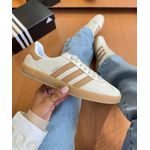 Adidas Gazelle creme com marrom