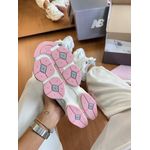New Balance 9060 Branco sola rosa 