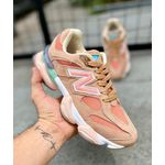 Tênis Feminino New Balance 9060 SALMÃO