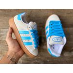 Tênis Adidas Campus BEGE/AZUL BEBE