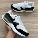 Tenis Air Max System branco e preto