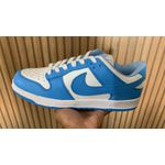 Tenis nike air force dunk branco azul